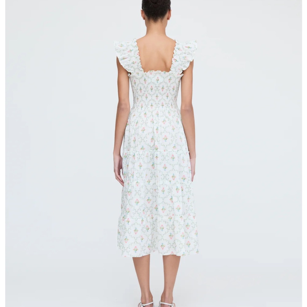 Hill House The Ellie Nap Dress - Pastel Trellis size Medium - Picture 2 of 6